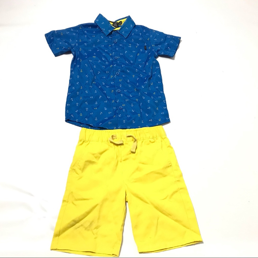 Beverly Hills Boys Top Short 2 Pcs Set Size 4